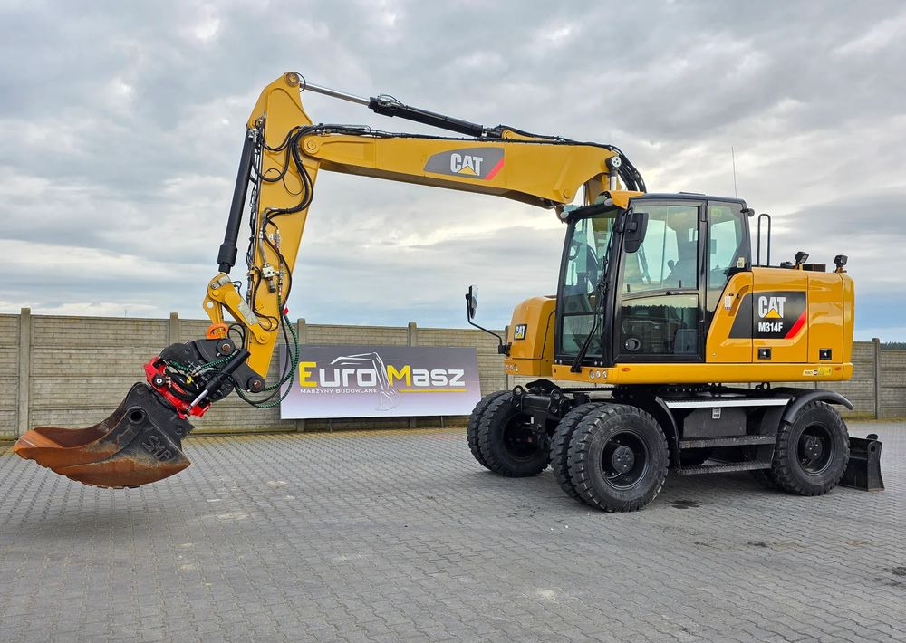 Caterpillar M314F, 2016 ROK, GŁOWICA ROTOTILT, 4400 MTH - حفارة على عجلات: صور 1 Caterpillar M314F, 2016 ROK, GŁOWICA ROTOTILT, 4400 MTH - حفارة على عجلات: صور 1