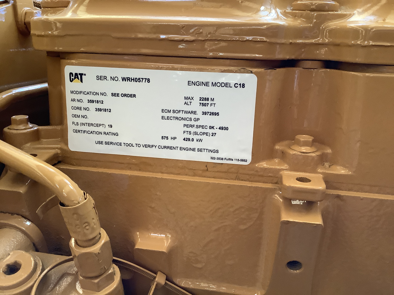 Caterpillar C18 Acert. - المحرك: صور 3 Caterpillar C18 Acert. - المحرك: صور 3