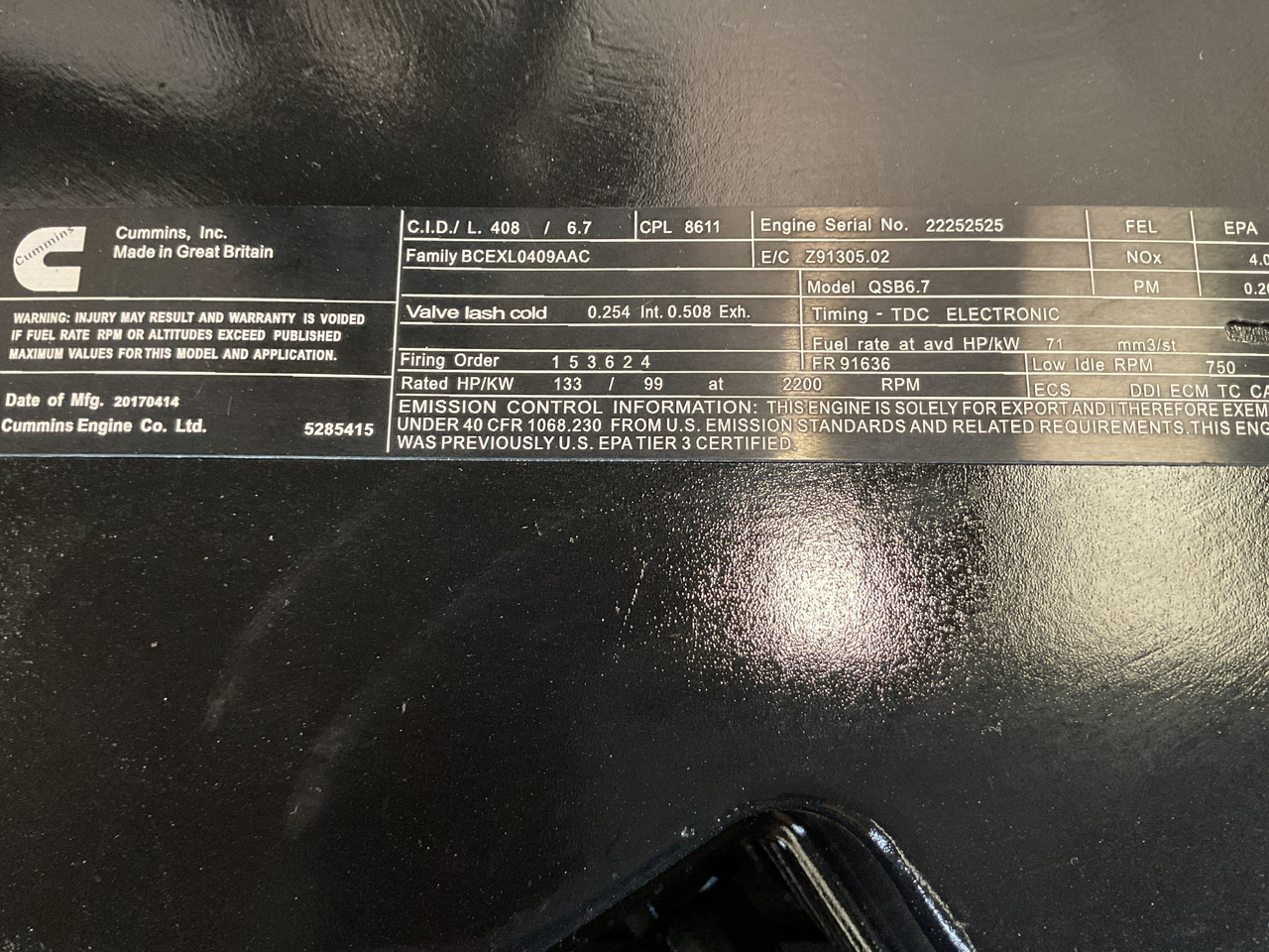 Cummins QSB6.7 (1) - المحرك: صور 3 Cummins QSB6.7 (1) - المحرك: صور 3