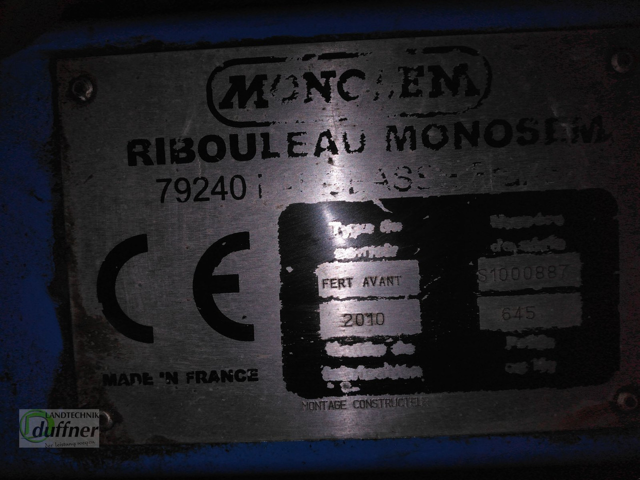 Monosem Fronttank Avant - وضع البذور فى خطوط: صور 5 Monosem Fronttank Avant - وضع البذور فى خطوط: صور 5