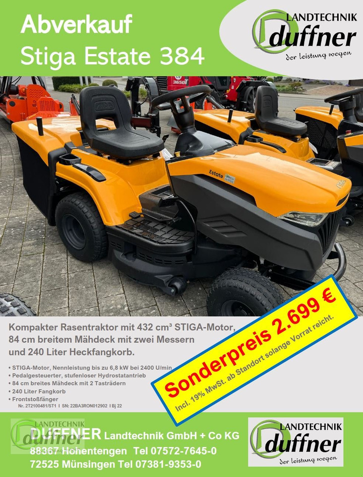 Stiga Stiga Estate 384 Hydr - جزازة المروج: صور 1 Stiga Stiga Estate 384 Hydr - جزازة المروج: صور 1