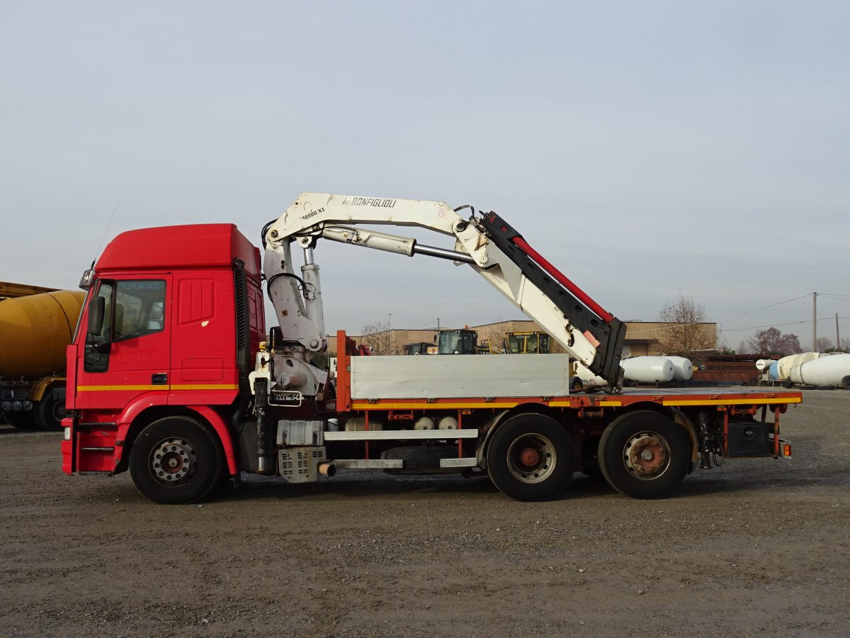 IVECO EUROSTAR 240E42 BONFIGLIOLI P30500XL - شاحنات مسطحة, شاحنة كرين: صور 2 IVECO EUROSTAR 240E42 BONFIGLIOLI P30500XL - شاحنات مسطحة, شاحنة كرين: صور 2