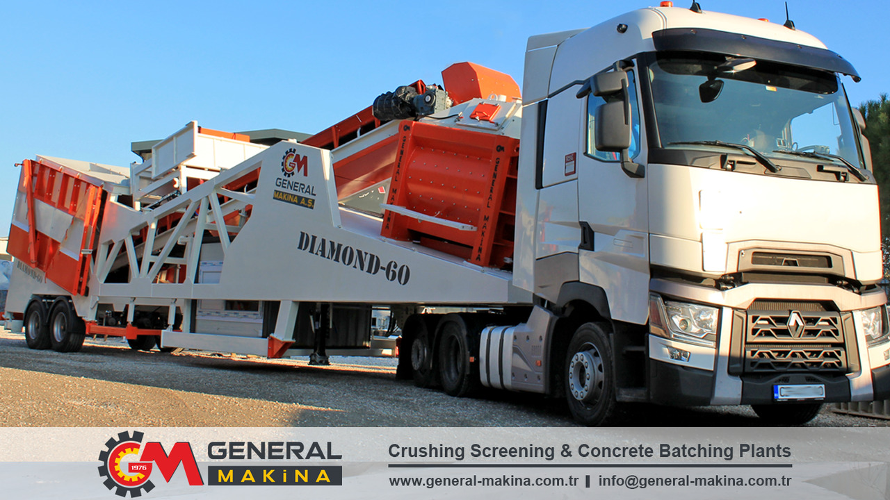 General Makina Diamond 60 m3 Mobile Concrete Batching Plant - مصنع خلط الخرسانة: صور 1 General Makina Diamond 60 m3 Mobile Concrete Batching Plant - مصنع خلط الخرسانة: صور 1