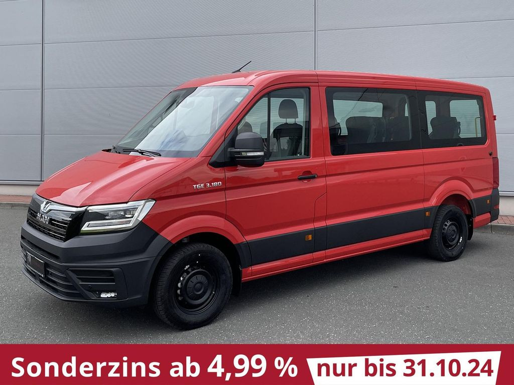 صغيرة, ميكروباص MAN TGE 3.180 Kombi L3H2 FEUERWEHR TEMP LED PDC KAM: صور 1