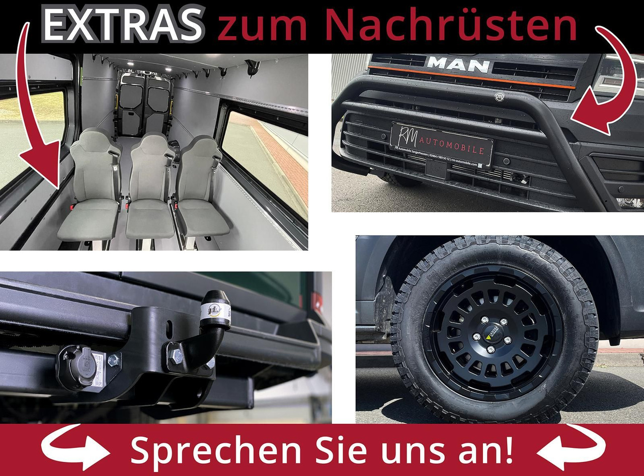 فان MAN TGE 3.180 L3H3 Kasten 4x4 DIFF AHK ACC STANDHZ: صور 35