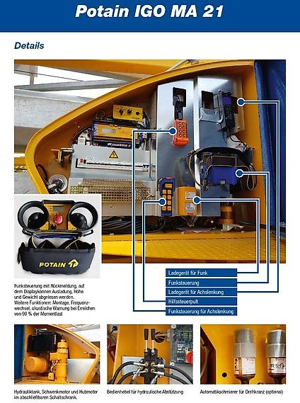 Potain IGO MA 21 - رافعة ذاتية التركيب: صور 5 Potain IGO MA 21 - رافعة ذاتية التركيب: صور 5