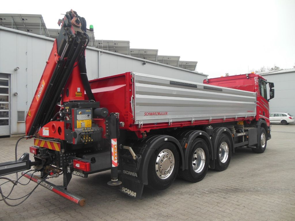 Scania R 580,8X4,KIPPER,BORDMATIC,PALFINGER PK 19.001 - قلابات, شاحنة كرين: صور 3 Scania R 580,8X4,KIPPER,BORDMATIC,PALFINGER PK 19.001 - قلابات, شاحنة كرين: صور 3