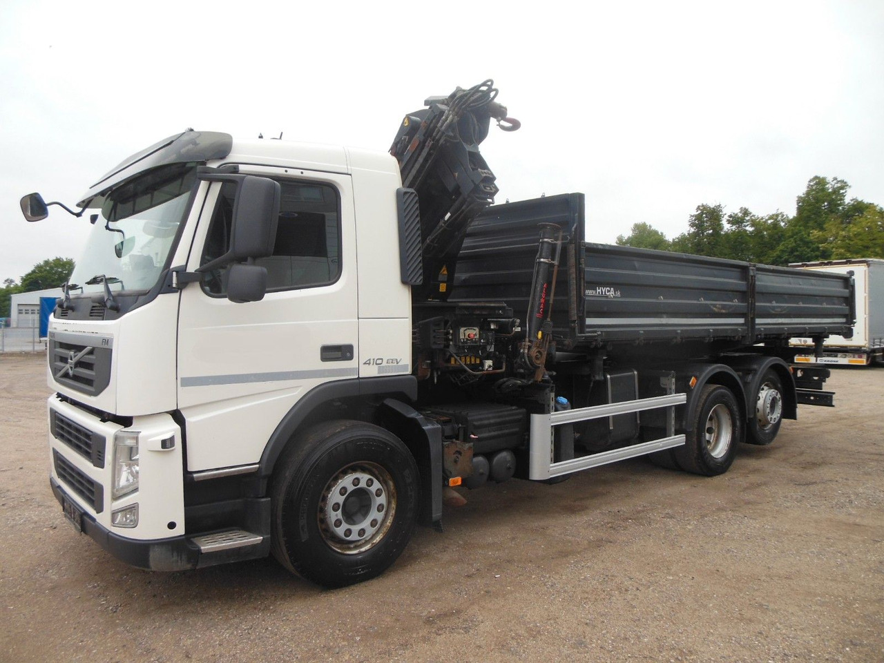 Volvo FM 410, 6X2, DREISEITEN KIPPER, HIAB XS 211 - قلابات, شاحنة كرين: صور 1 Volvo FM 410, 6X2, DREISEITEN KIPPER, HIAB XS 211 - قلابات, شاحنة كرين: صور 1