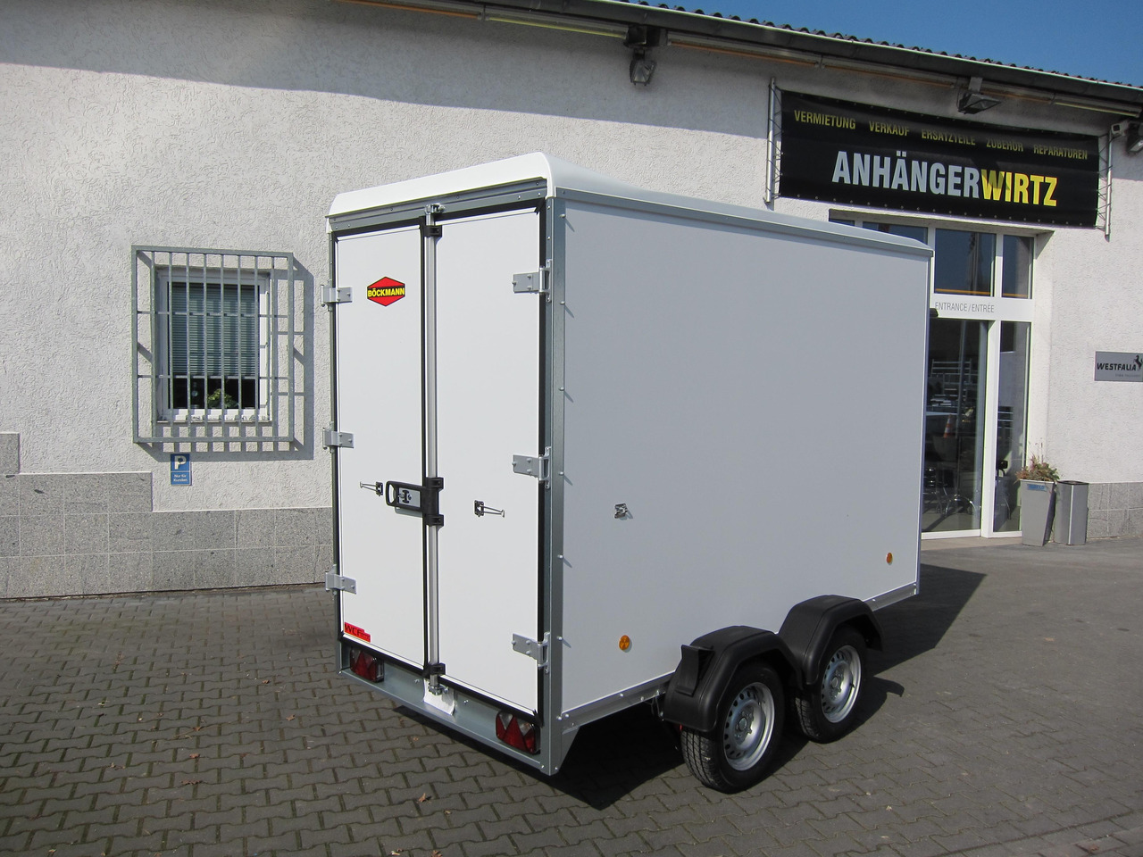 Böckmann Koffer KT 3015/20 H weiß 301x150x202 (M) 2000kg - بصندوق مغلق مقطورة: صور 3 Böckmann Koffer KT 3015/20 H weiß 301x150x202 (M) 2000kg - بصندوق مغلق مقطورة: صور 3