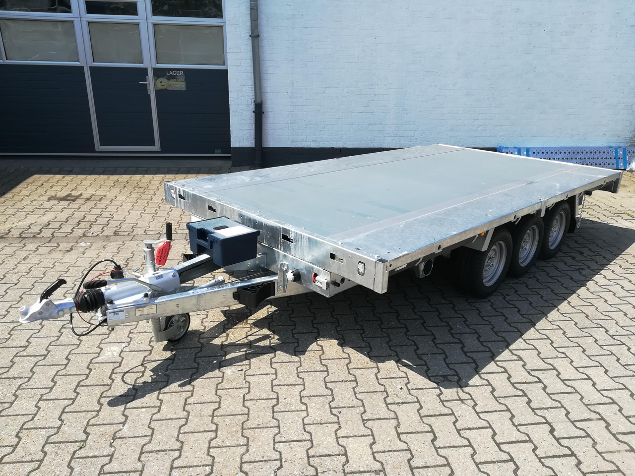 Brian James Trailer CarGO Tipper 2 elektrisch 360x195x30cm Stahlbordwände Pendel 12" Tridem 3,5t on - قلابة مقطورة: صور 2 Brian James Trailer CarGO Tipper 2 elektrisch 360x195x30cm Stahlbordwände Pendel 12" Tridem 3,5t on - قلابة مقطورة: صور 2