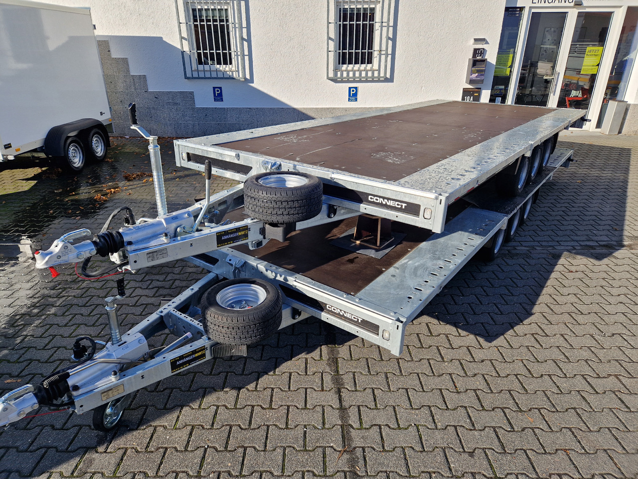 Brian James Trailer Connect 550x229cm blackline Plattform Tridem 10" 3500kg (XXL) - مقطورات مسطحة: صور 1 Brian James Trailer Connect 550x229cm blackline Plattform Tridem 10" 3500kg (XXL) - مقطورات مسطحة: صور 1