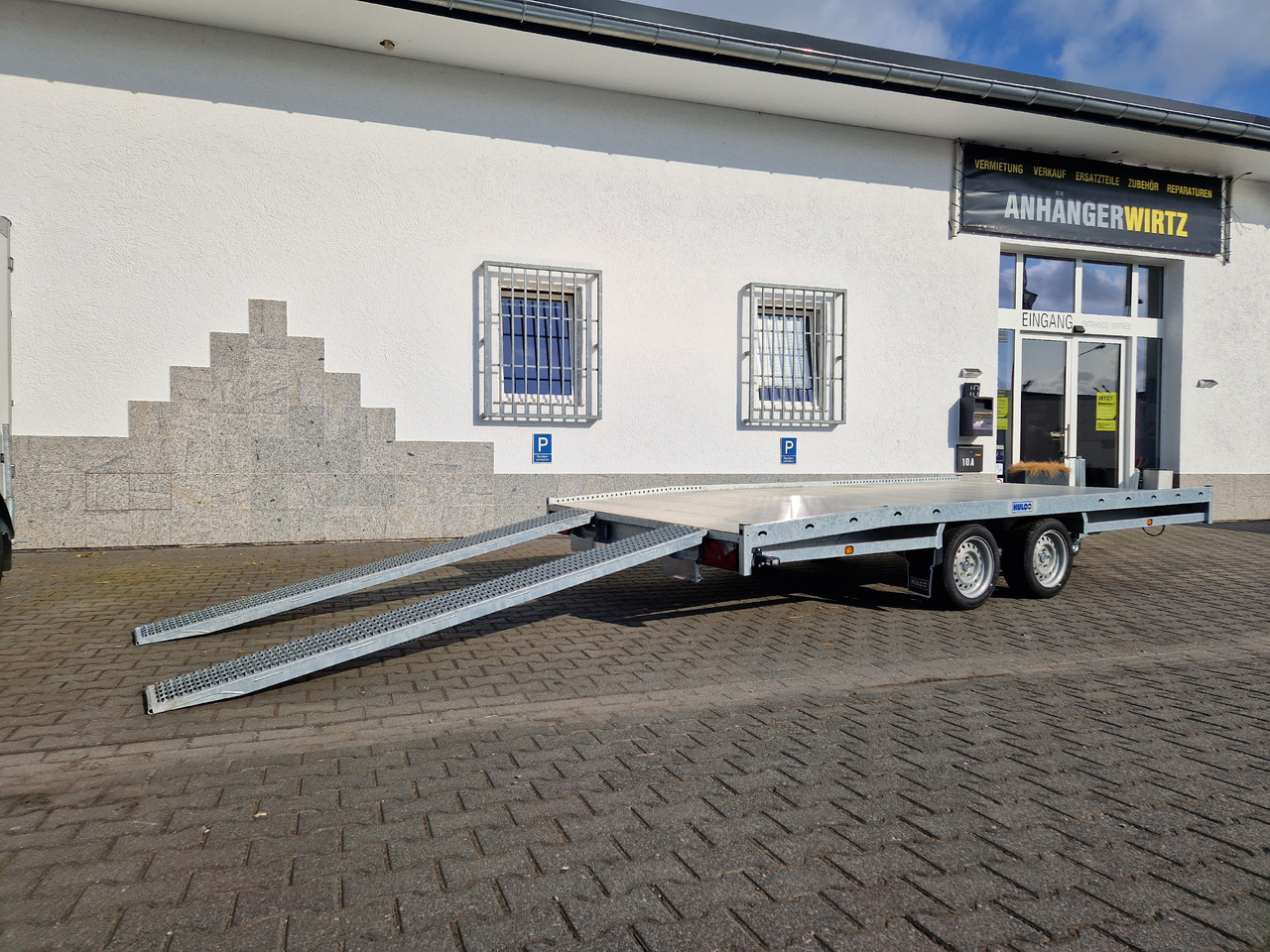 مقطورات مسطحة CARAX-2 3000 Multitransporter 440x207cm Aluboden Auffahrrampen 3000kg Winter Aktion: صور 13