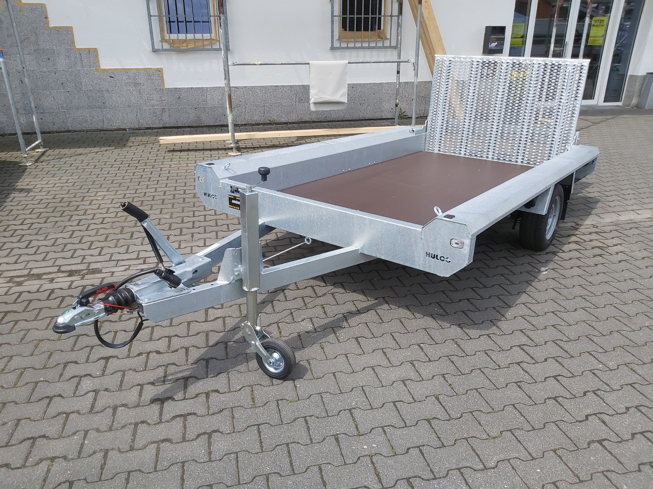 HULCO TERRAX Basic 294x150x27cm Heckrampe 100cm (M) 12" 1500kg - مقطورة لنقل المعدات: صور 3 HULCO TERRAX Basic 294x150x27cm Heckrampe 100cm (M) 12" 1500kg - مقطورة لنقل المعدات: صور 3