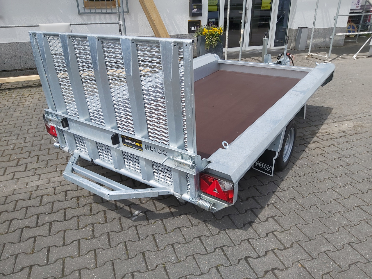 HULCO TERRAX Basic 294x150x27cm Heckrampe 100cm (M) 12" 1500kg - مقطورة لنقل المعدات: صور 2 HULCO TERRAX Basic 294x150x27cm Heckrampe 100cm (M) 12" 1500kg - مقطورة لنقل المعدات: صور 2
