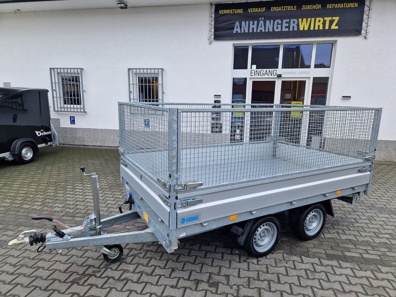 قلابة مقطورة Hapert COBALT HM-2 305x180x30cm Elektro & Laubgitter 2700kg: صور 10