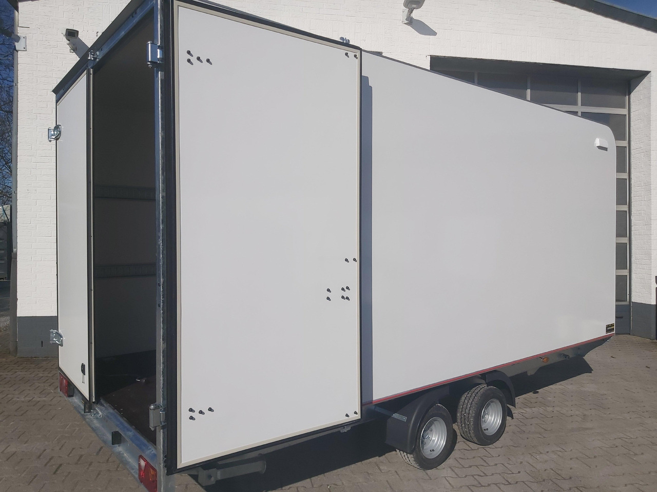 بصندوق مغلق مقطورة Hochlader Koffer TFSP 470T.00 470x220x210cm aero Zurrsystem 10" 100km/H 2700kg: صور 10