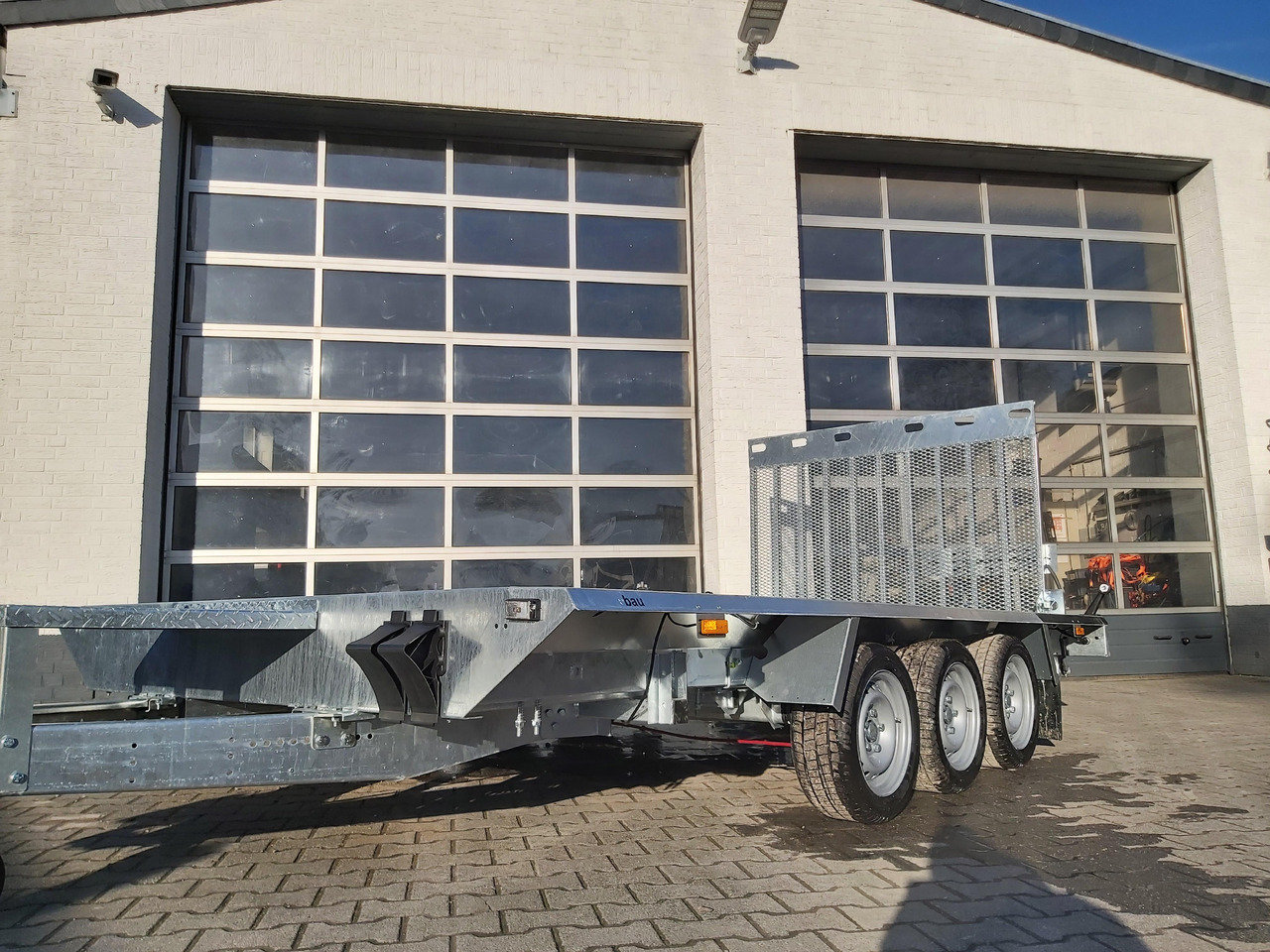 مقطورة لنقل المعدات Martz Maschinentransporter BUILDER XL Bau-3 3500/3 400x180x30cm Auffahrklappe Tridem (XL) 3500kg: صور 9