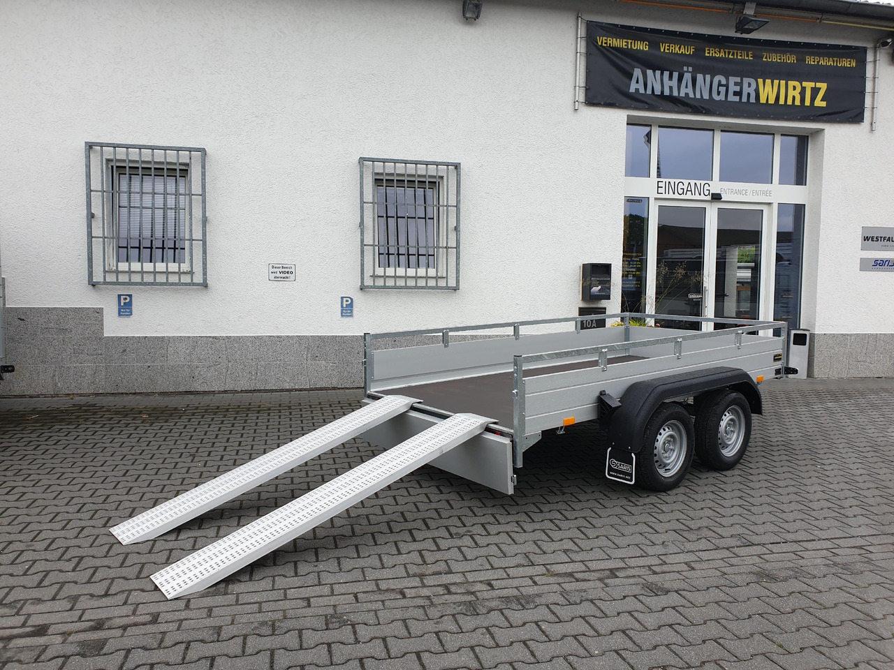 Saris Anhänger FW2000 McAlu Pro MP 305x155x45cm Auffahrrampen (M) 2000kg Winter Aktion - مقطورات مسطحة: صور 4 Saris Anhänger FW2000 McAlu Pro MP 305x155x45cm Auffahrrampen (M) 2000kg Winter Aktion - مقطورات مسطحة: صور 4
