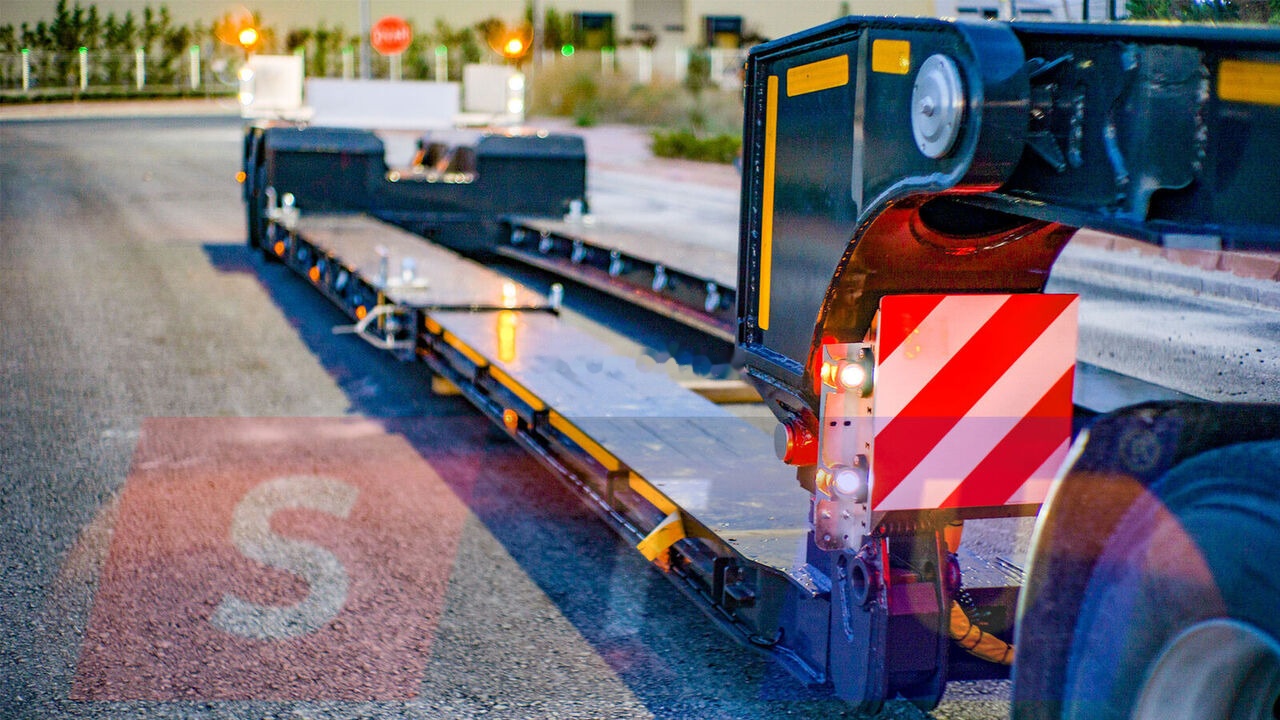 عربة مسطحة منخفضة نصف مقطورة جديد STU 2 Axle Extendable Low Loader: صور 28