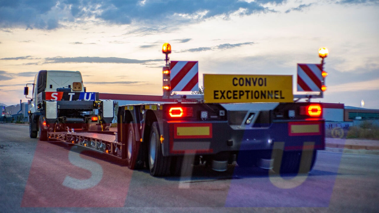 عربة مسطحة منخفضة نصف مقطورة جديد STU 2 Axle Extendable Low Loader: صور 15