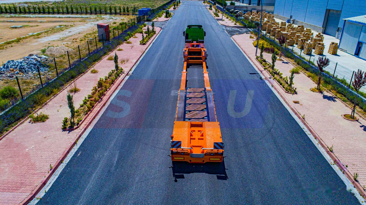 STU 2 Axle Extendable Low Loader - عربة مسطحة منخفضة نصف مقطورة: صور 2 STU 2 Axle Extendable Low Loader - عربة مسطحة منخفضة نصف مقطورة: صور 2