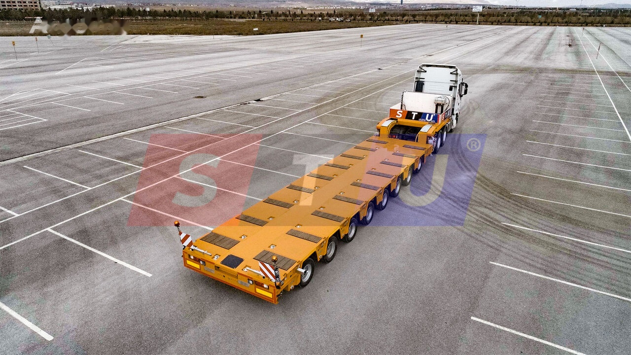 STU 8 AXLE LOWBED- HYDRAULIC STEERING AXLES / 8 ESSİEUX SURBAISSES-E - عربة مسطحة منخفضة نصف مقطورة: صور 2 STU 8 AXLE LOWBED- HYDRAULIC STEERING AXLES / 8 ESSİEUX SURBAISSES-E - عربة مسطحة منخفضة نصف مقطورة: صور 2