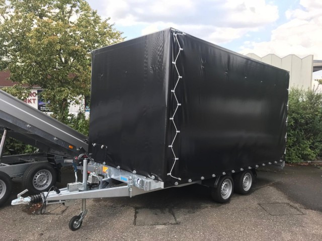 Hapert Indigo HT-2 Transporter 4050 x 2000 mm, 3,0 to. Rampe, mit Hochplane 200 cm - مقطورات السيارات: صور 1 Hapert Indigo HT-2 Transporter 4050 x 2000 mm, 3,0 to. Rampe, mit Hochplane 200 cm - مقطورات السيارات: صور 1