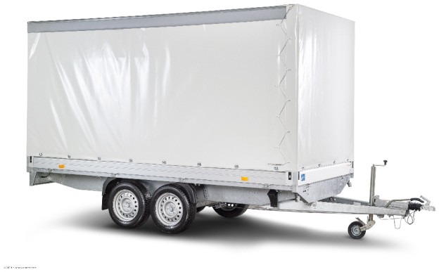 Humbaur HT 254118 Hochlader mit Plane 4100x1850x350mm - مقطورات السيارات: صور 1 Humbaur HT 254118 Hochlader mit Plane 4100x1850x350mm - مقطورات السيارات: صور 1