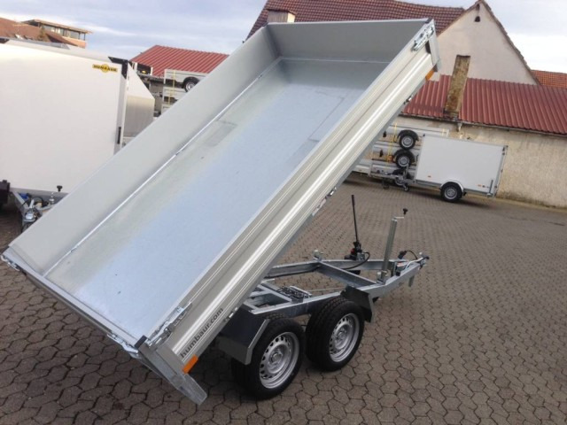 Humbaur HUK 273117 Heckkipper 2,7 t. 3140 x 1750 x 300 mm, E-Pumpe - قلابة مقطورة: صور 1 Humbaur HUK 273117 Heckkipper 2,7 t. 3140 x 1750 x 300 mm, E-Pumpe - قلابة مقطورة: صور 1