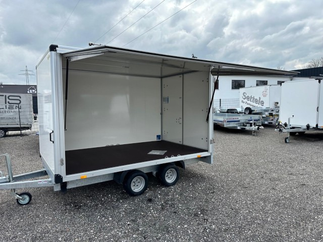 Humbaur Koffer HKN 25 32 21-20 PF30, 2,5 to. Verkaufsklappe 3185x2030x1885 mm - بصندوق مغلق مقطورة: صور 1 Humbaur Koffer HKN 25 32 21-20 PF30, 2,5 to. Verkaufsklappe 3185x2030x1885 mm - بصندوق مغلق مقطورة: صور 1