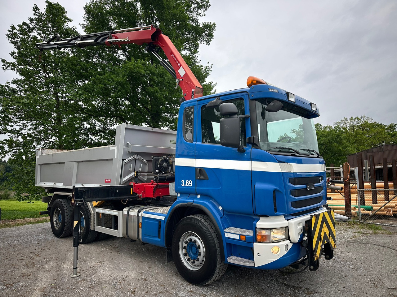 SCANIA G440 6x4 Kran+Kipper ORG-km 57.000 - قلابات, شاحنة كرين: صور 3 SCANIA G440 6x4 Kran+Kipper ORG-km 57.000 - قلابات, شاحنة كرين: صور 3