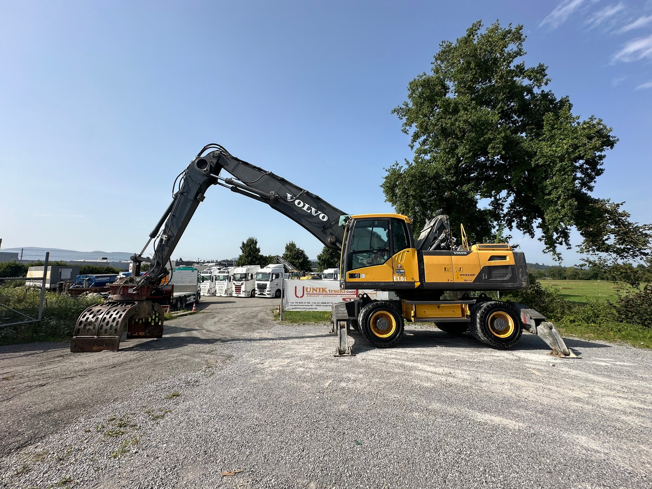 VOLVO EW 210 D 24t Greifer - حفارة: صور 3 VOLVO EW 210 D 24t Greifer - حفارة: صور 3
