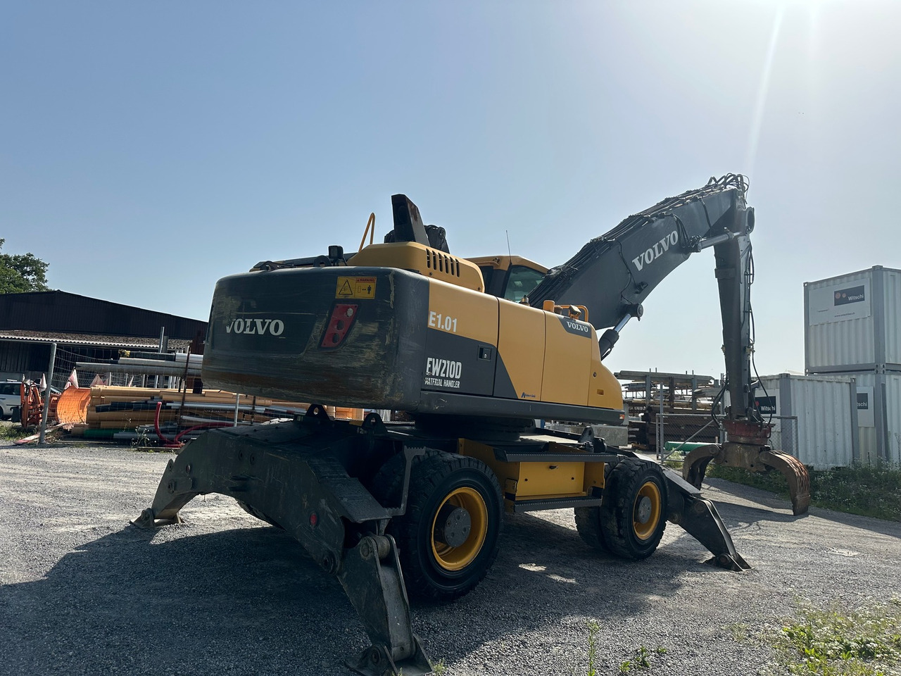 VOLVO EW210D Greifer - حفارة: صور 3 VOLVO EW210D Greifer - حفارة: صور 3