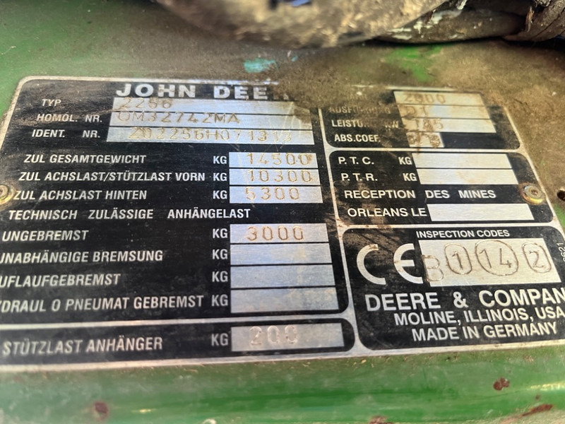 حصادة شاملة John Deere 2256: صور 9