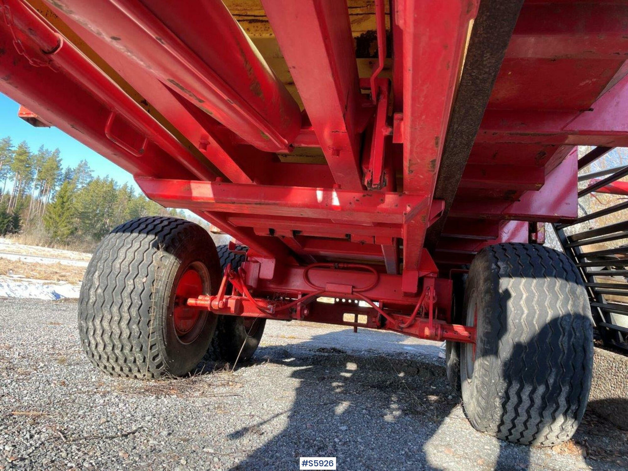 مقطورة هوك ليفت/ لود لوجر Bigab 7-10 hook truck trailer with flat: صور 17