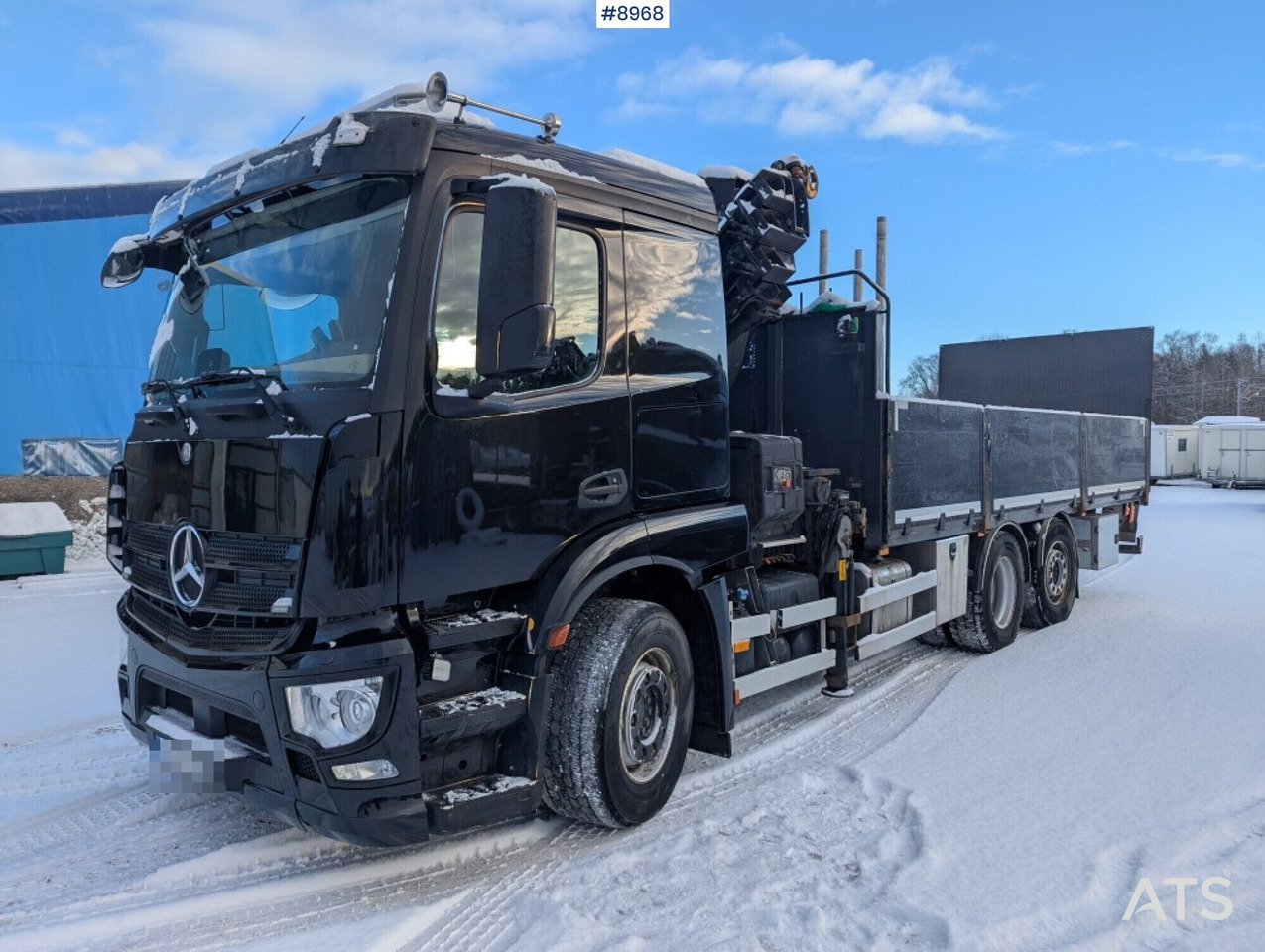 Crane Truck Mercedes Benz Actros HIAB (SEE VIDEO) - شاحنة كرين: صور 1 Crane Truck Mercedes Benz Actros HIAB (SEE VIDEO) - شاحنة كرين: صور 1