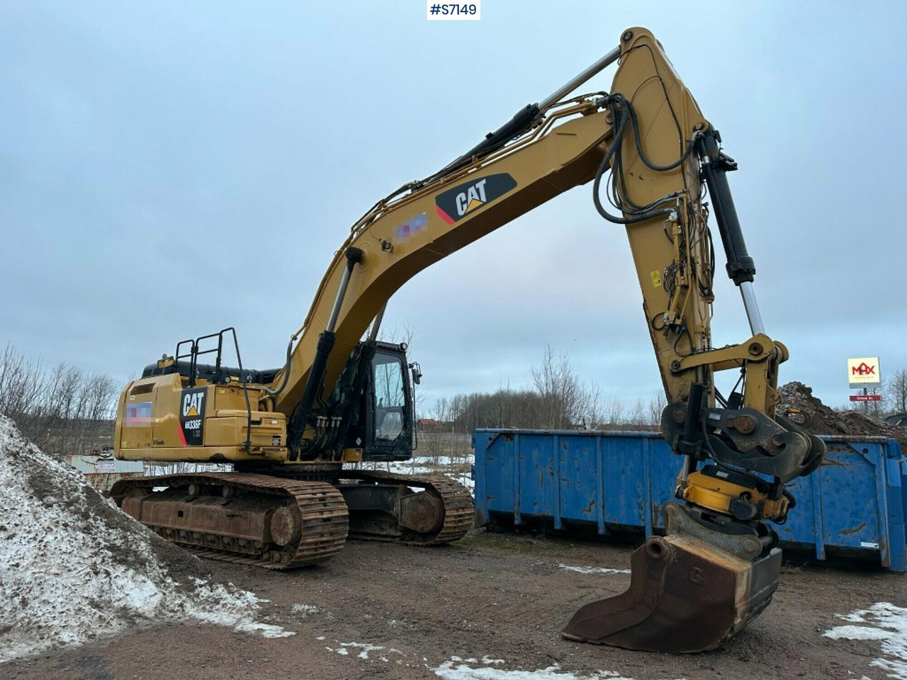 Excavator Cat 336F LXE with rotor - حفارة: صور 1 Excavator Cat 336F LXE with rotor - حفارة: صور 1