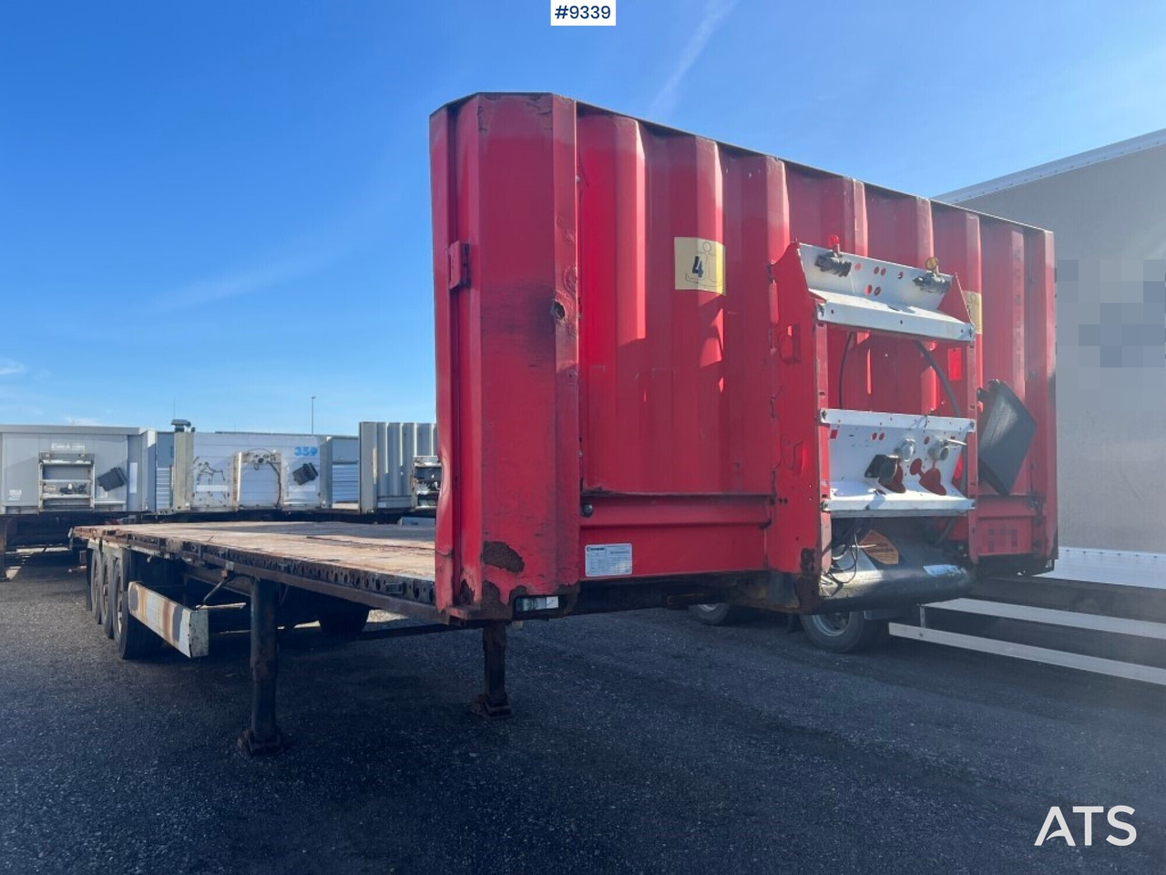 Flatbed - KRONE PROFI-LINER SD - نصف مقطورة مسطحة: صور 3 Flatbed - KRONE PROFI-LINER SD - نصف مقطورة مسطحة: صور 3