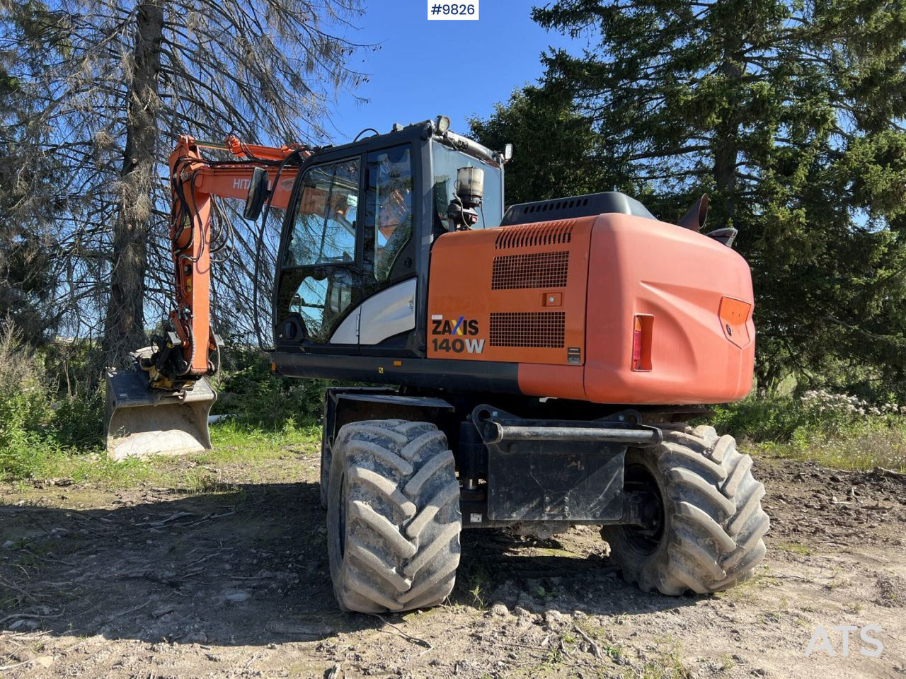 Hitachi ZX140 W-5B with rotor and planer bucket - حفارة على عجلات: صور 2 Hitachi ZX140 W-5B with rotor and planer bucket - حفارة على عجلات: صور 2