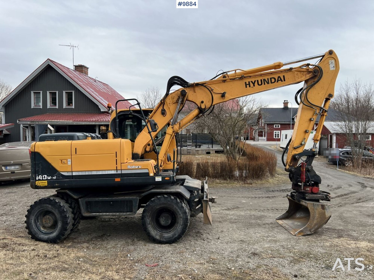 Hyundai 140W-9 Wheel excavator with rotor and planer bucket - حفارة على عجلات: صور 4 Hyundai 140W-9 Wheel excavator with rotor and planer bucket - حفارة على عجلات: صور 4