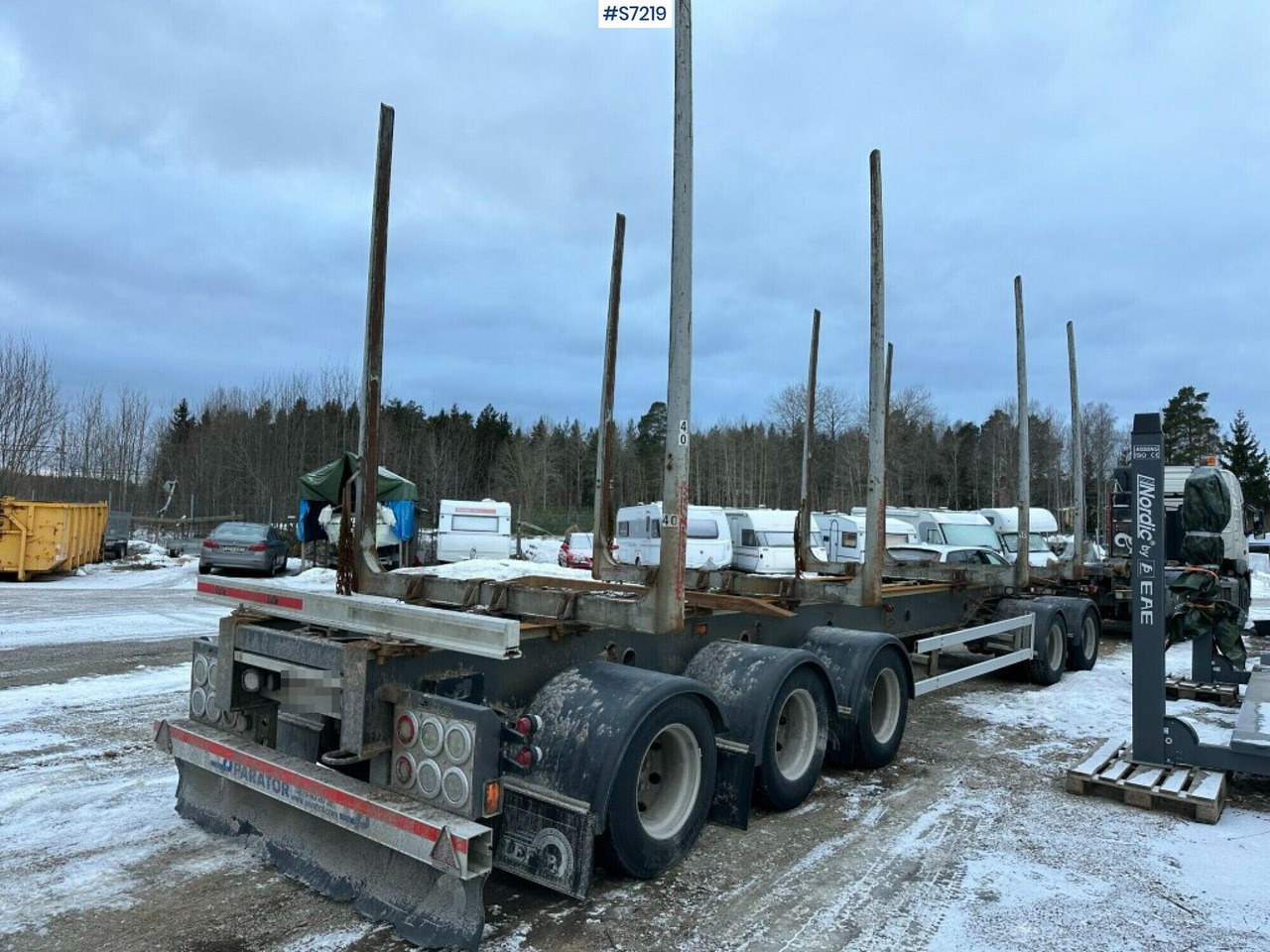 Logging trailer 5-axles, Parator SV 18-24 - مقطورة اخشاب: صور 5 Logging trailer 5-axles, Parator SV 18-24 - مقطورة اخشاب: صور 5