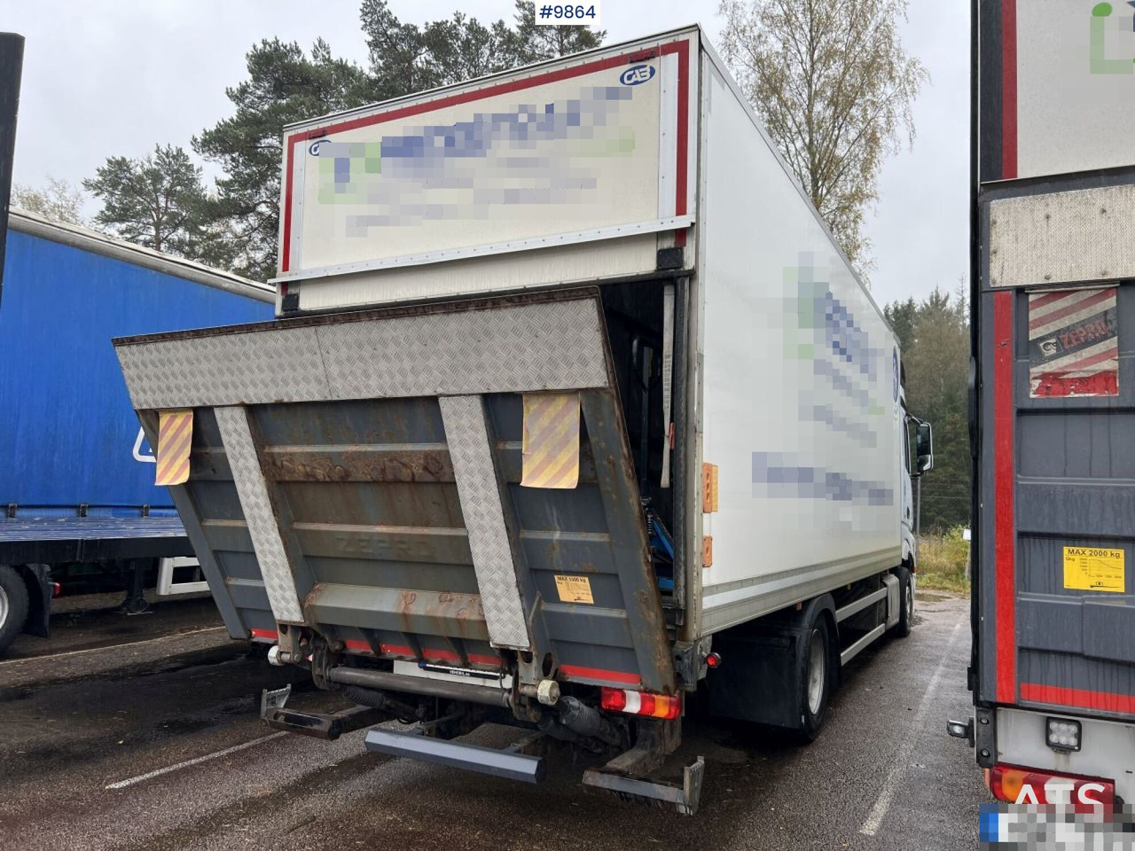 MERCEDES-BENZ ACTROS 963-0-A Box truck with tail lift - بصندوق مغلق شاحنة: صور 3 MERCEDES-BENZ ACTROS 963-0-A Box truck with tail lift - بصندوق مغلق شاحنة: صور 3