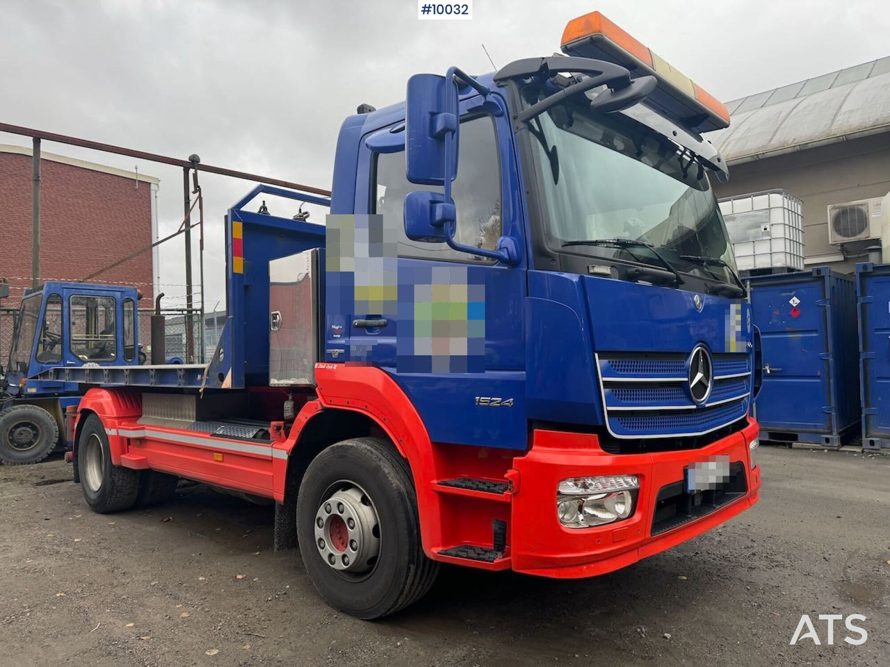Mercedes Atego 1524 Hook Truck with AJK hook - شاحنة ذات الخطاف: صور 2 Mercedes Atego 1524 Hook Truck with AJK hook - شاحنة ذات الخطاف: صور 2