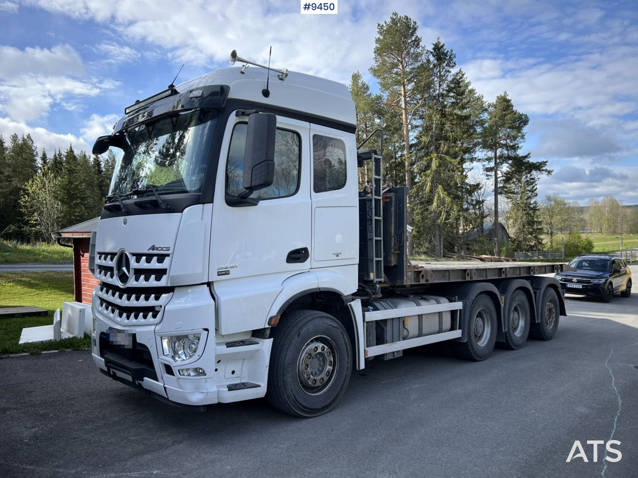 Mercedes Benz Arocs 3251 Tridem Hooklift, flatbed and concrete rotator - شاحنة ذات الخطاف: صور 1 Mercedes Benz Arocs 3251 Tridem Hooklift, flatbed and concrete rotator - شاحنة ذات الخطاف: صور 1