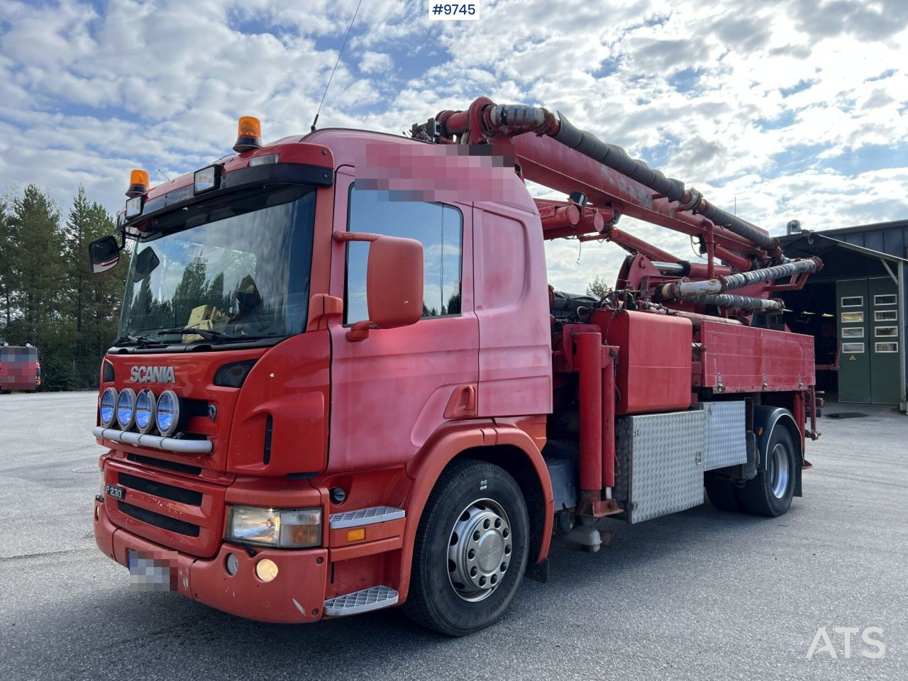 Scania P230 with Concrete pump - مضخة خرسانة: صور 1 Scania P230 with Concrete pump - مضخة خرسانة: صور 1