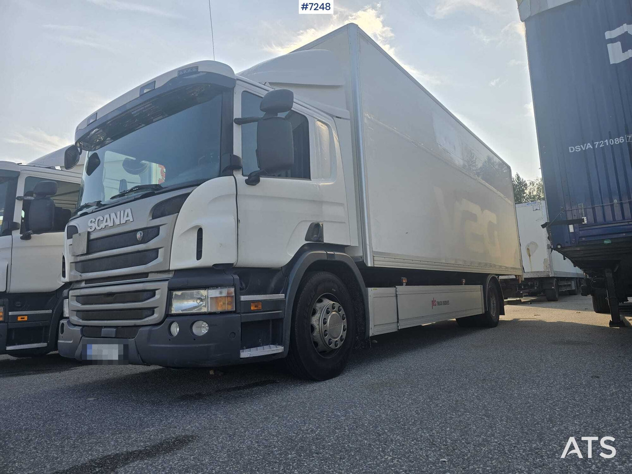 Scania P320 Box truck with tail lift - بصندوق مغلق شاحنة: صور 1 Scania P320 Box truck with tail lift - بصندوق مغلق شاحنة: صور 1