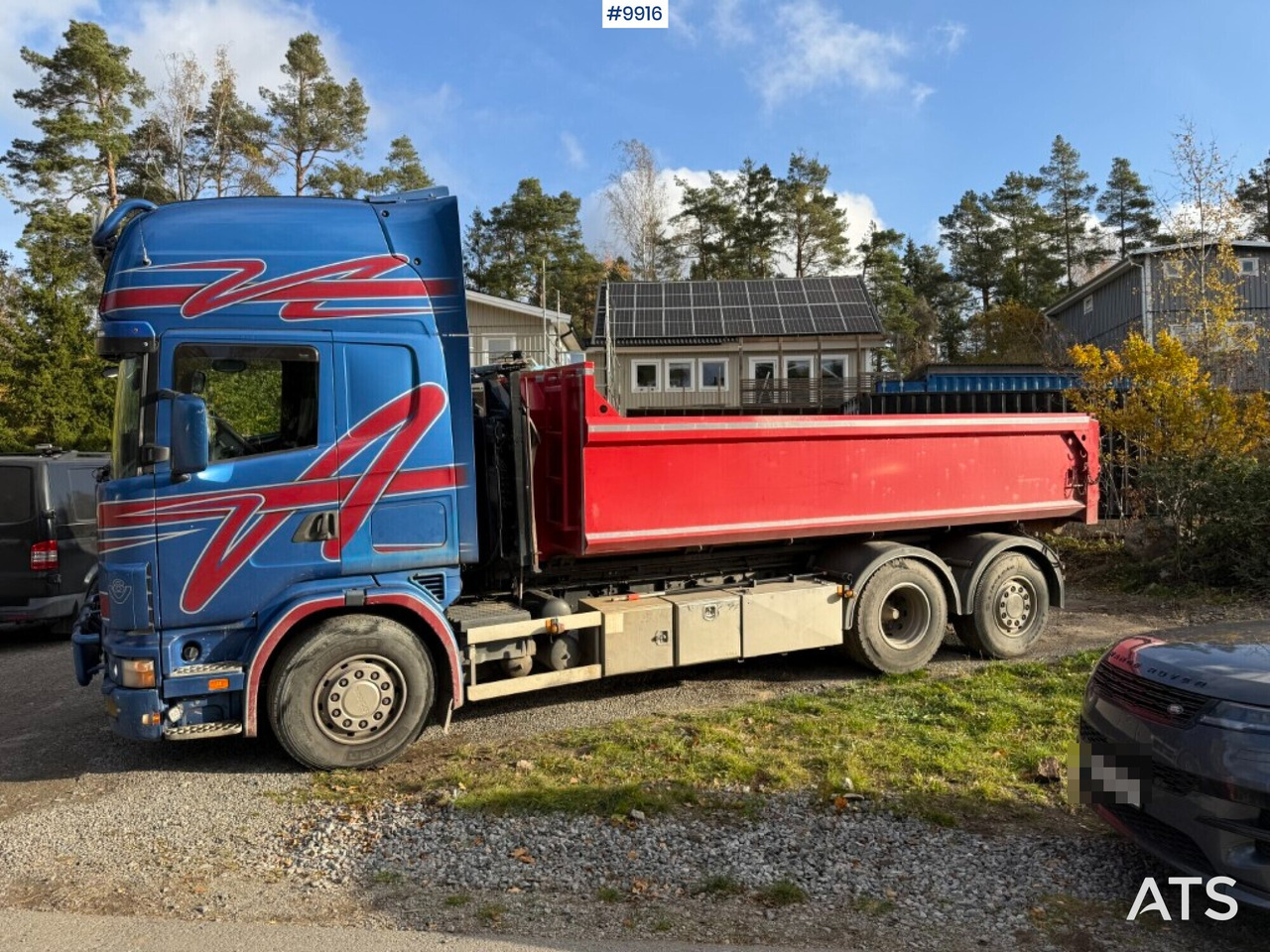 Scania R164 580 6X2 truck with flatbed - شاحنات مسطحة: صور 3 Scania R164 580 6X2 truck with flatbed - شاحنات مسطحة: صور 3