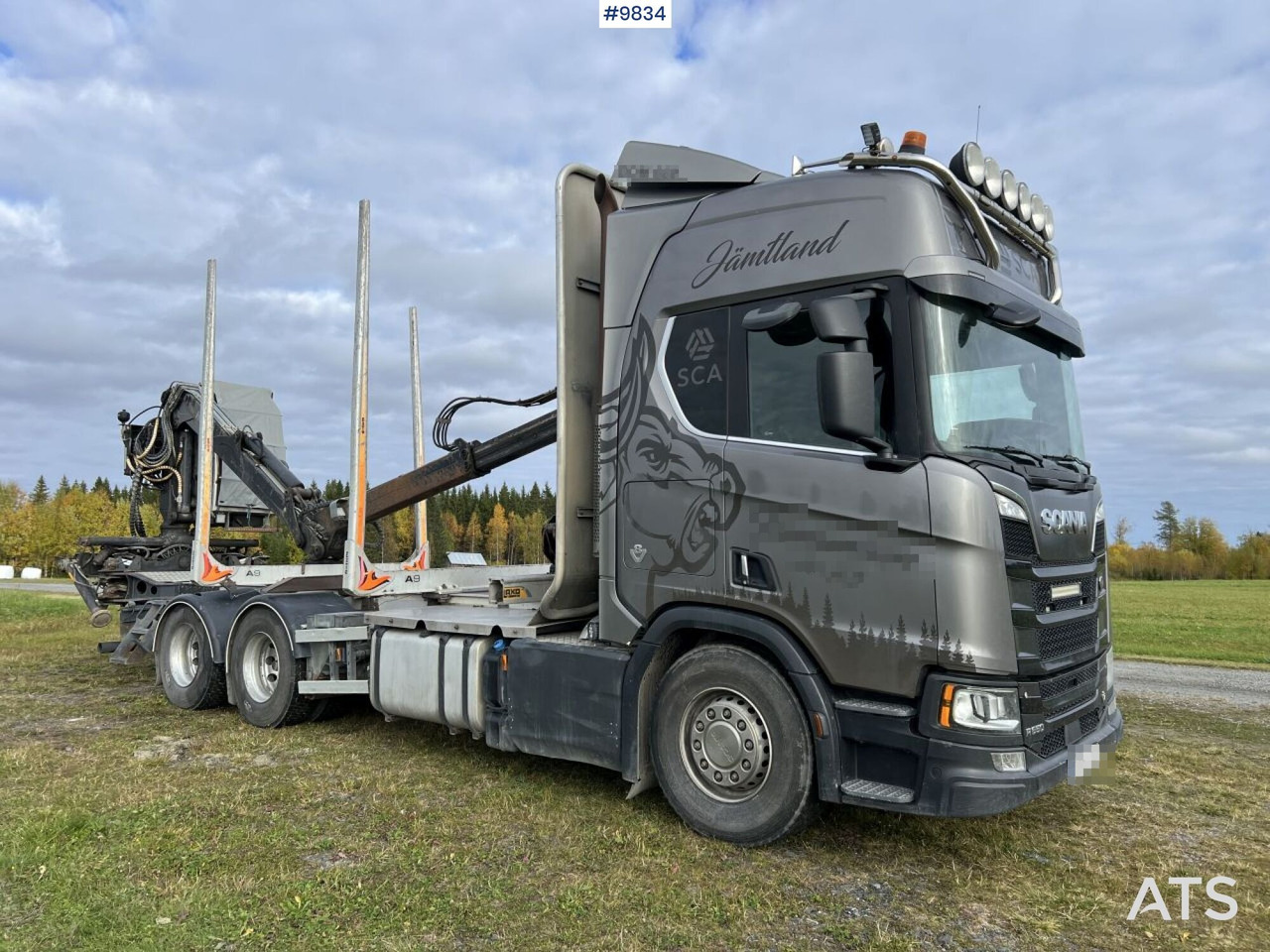 Scania R650 Timber truck with Kesla crane - شاحنة قطع الأشجار, شاحنة كرين: صور 5 Scania R650 Timber truck with Kesla crane - شاحنة قطع الأشجار, شاحنة كرين: صور 5