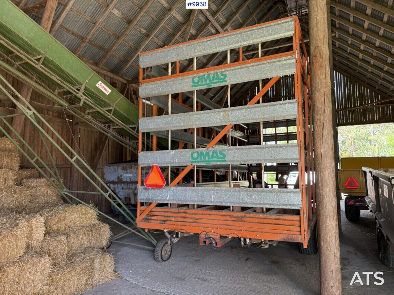 Self-loading trailer small bale Omas CB170 S - السيلاج الآلات, مقطورة: صور 5 Self-loading trailer small bale Omas CB170 S - السيلاج الآلات, مقطورة: صور 5