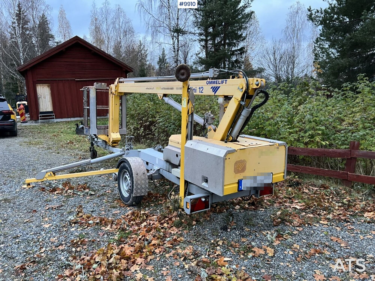 Skylift - Omme Mini-12 - منصة العمل الجوية مقطورة: صور 4 Skylift - Omme Mini-12 - منصة العمل الجوية مقطورة: صور 4